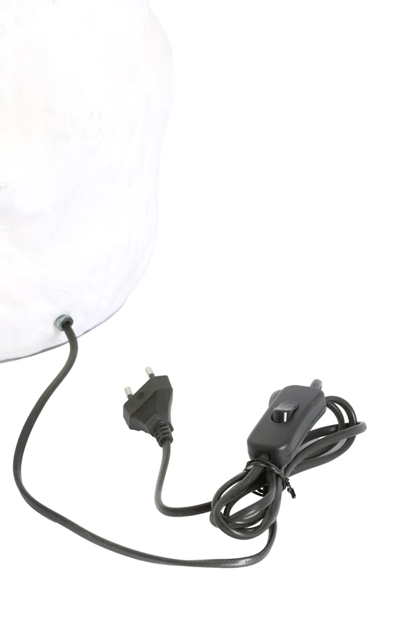 Lamp base 25x20x36 cm MAVELLE cream - Image 9