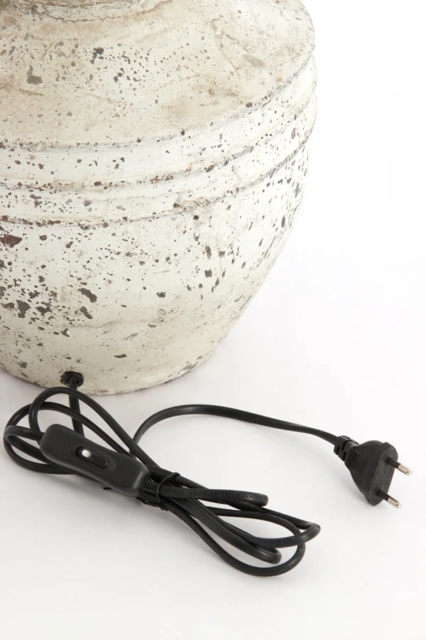 Lamp base 25x35 cm TOBA medium antique grey - Image 8