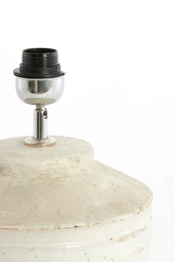 Lamp base 25x35 cm TOBA medium antique white - Image 5