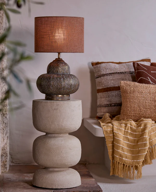 Lamp base 26x34,5 cm RYOTA brown gold - Image 6