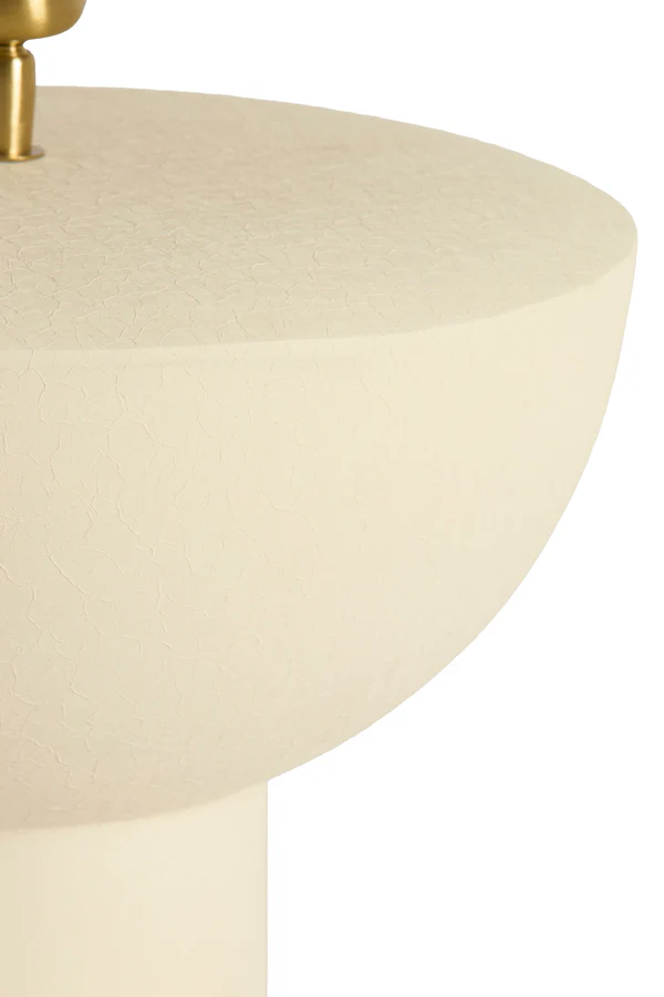 Lamp base 27x38,5 cm ISMARA matt cream - Image 4