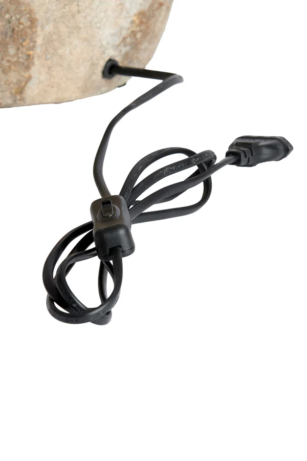 Lamp base 28,5x49 cm MINORA ceramics antique dark brown - Image 6
