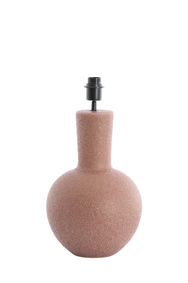 Lamp base 28,5x52 cm ULLOA ceramics dark old pink