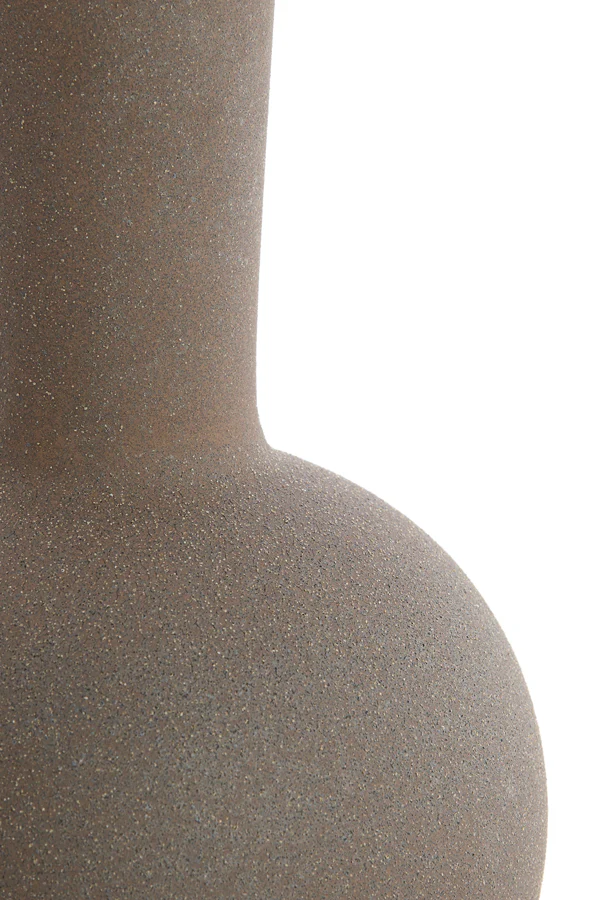 Lamp base 28,5x52 cm ULLOA ceramics matt dark brown - Image 4