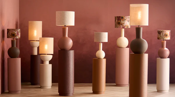 Lamp base 28,5x52 cm ULLOA ceramics matt dark brown - Image 7