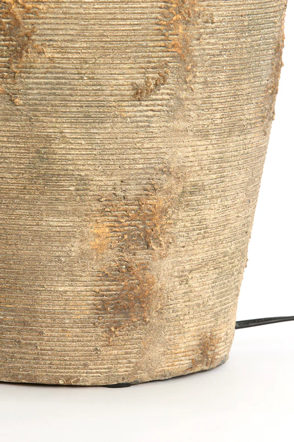 Lamp base 28x70 cm LUCENTE ceramics antique dark brown - Image 4