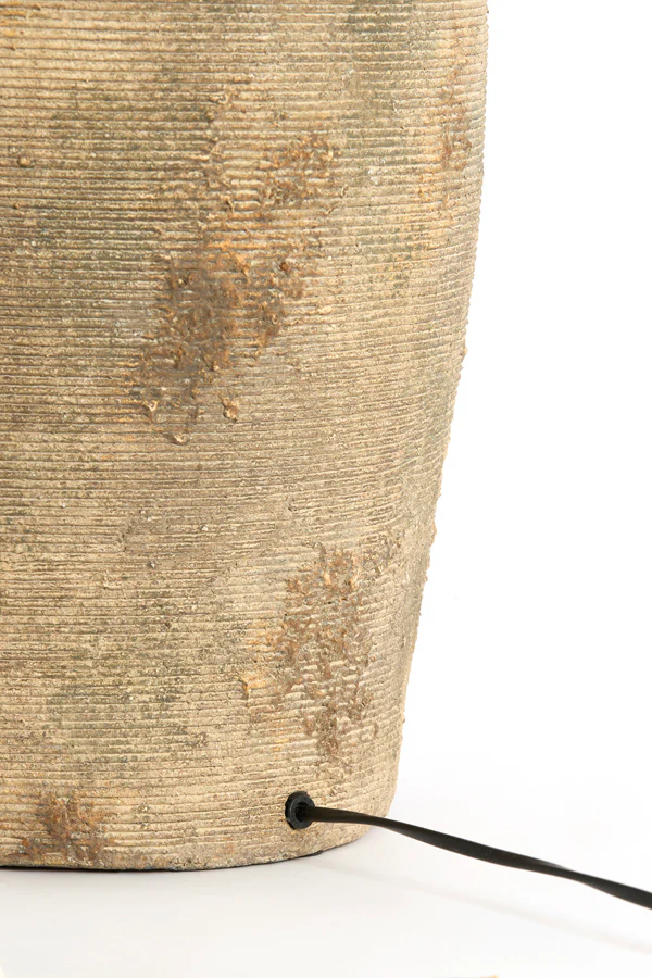Lamp base 28x70 cm LUCENTE ceramics antique dark brown - Image 5