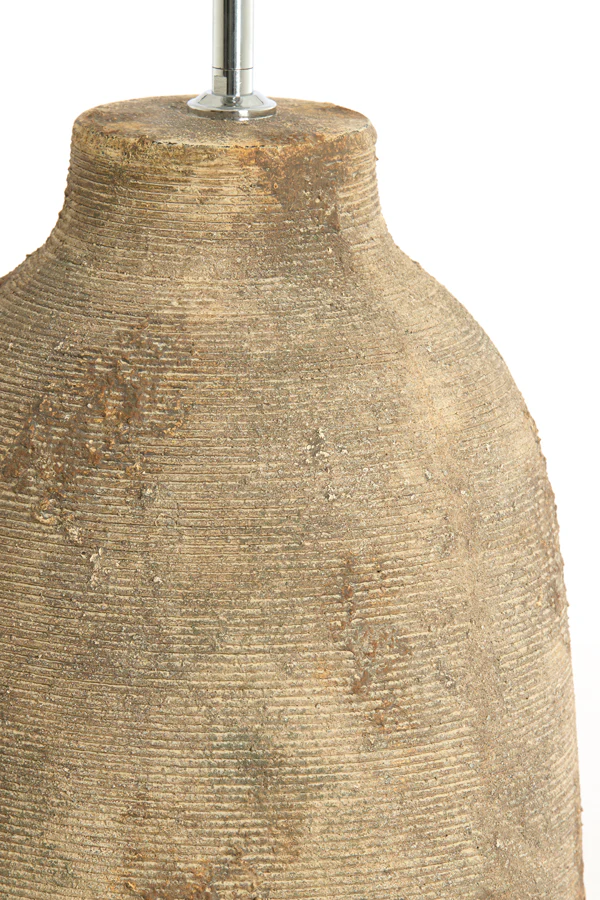 Lamp base 28x70 cm LUCENTE ceramics antique dark brown - Image 7