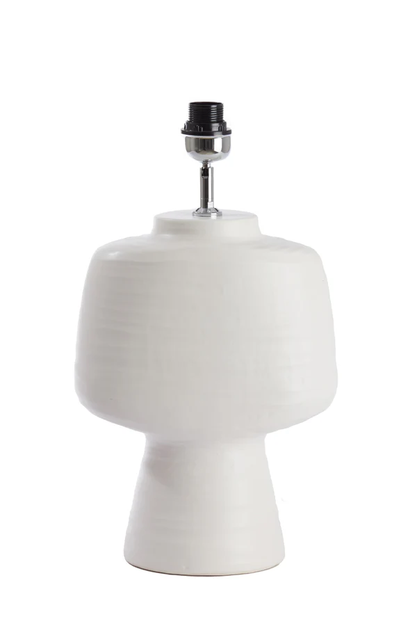 Lamp base 29,5x18,5x49 cm GANDORO ceramics matt cream