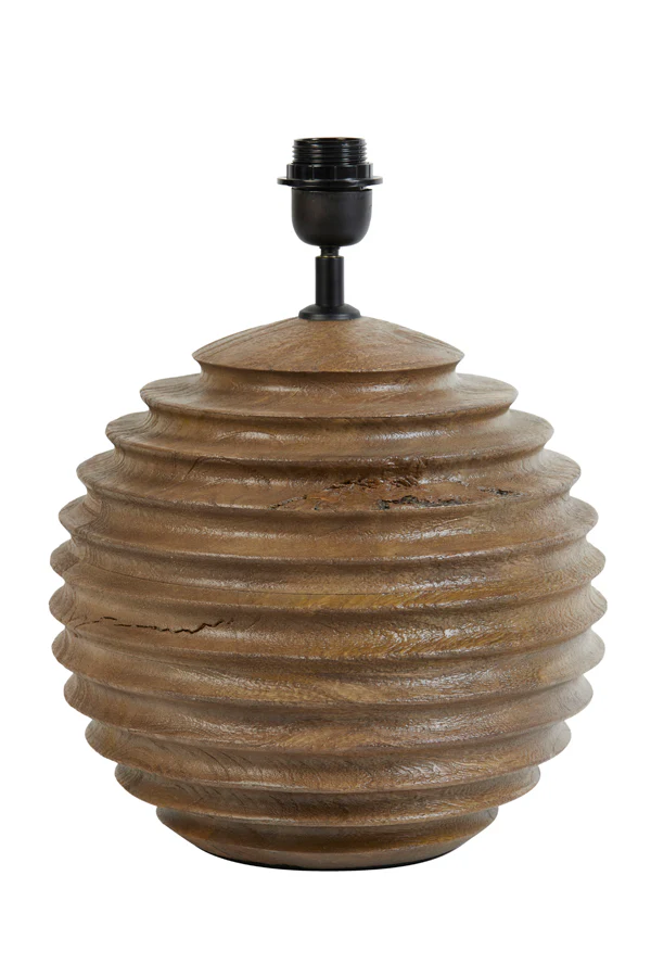 Lamp base 29x38 cm RENZO wood matt brown