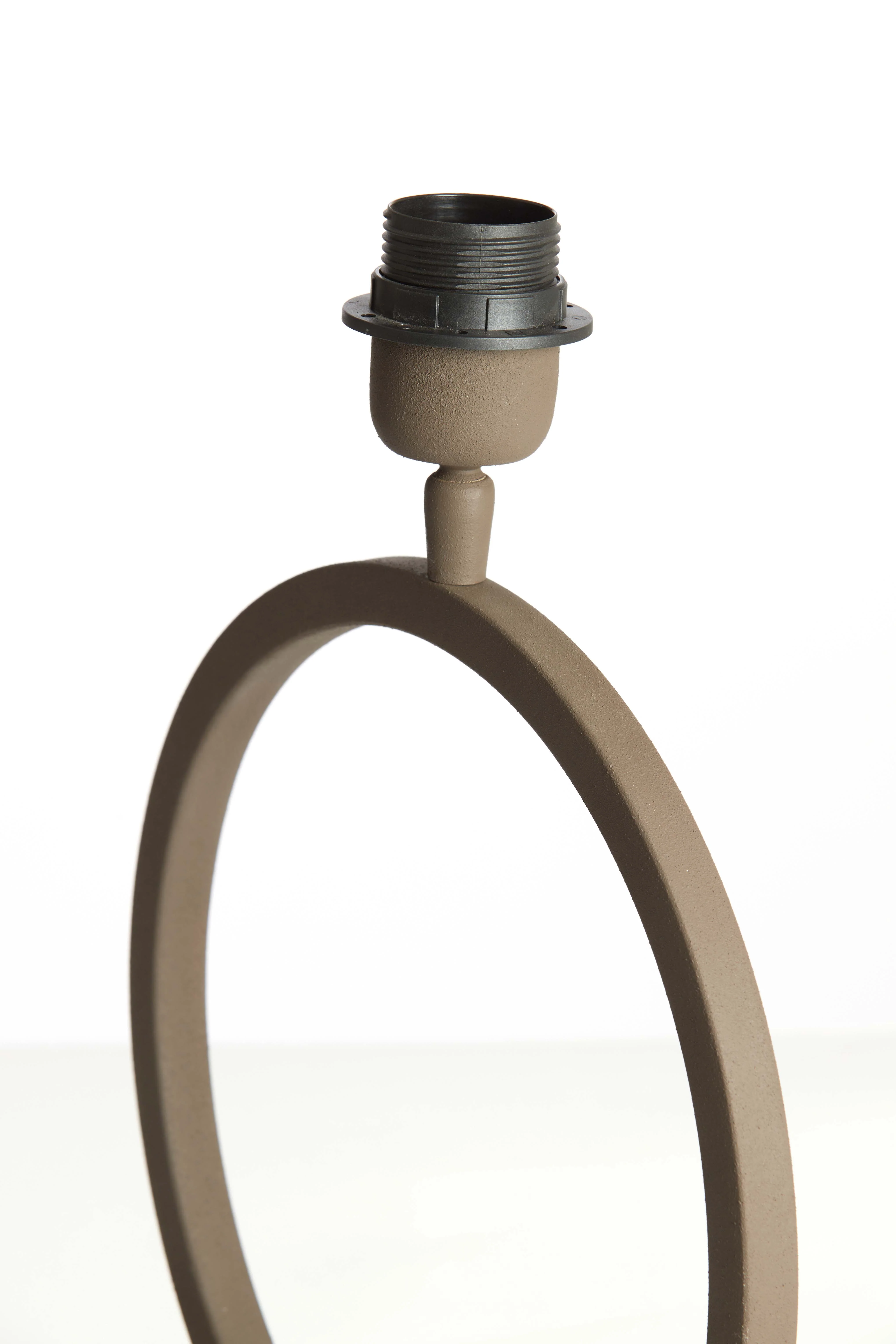 Lamp base 30x12,5x43 cm LIVA brown - Image 4