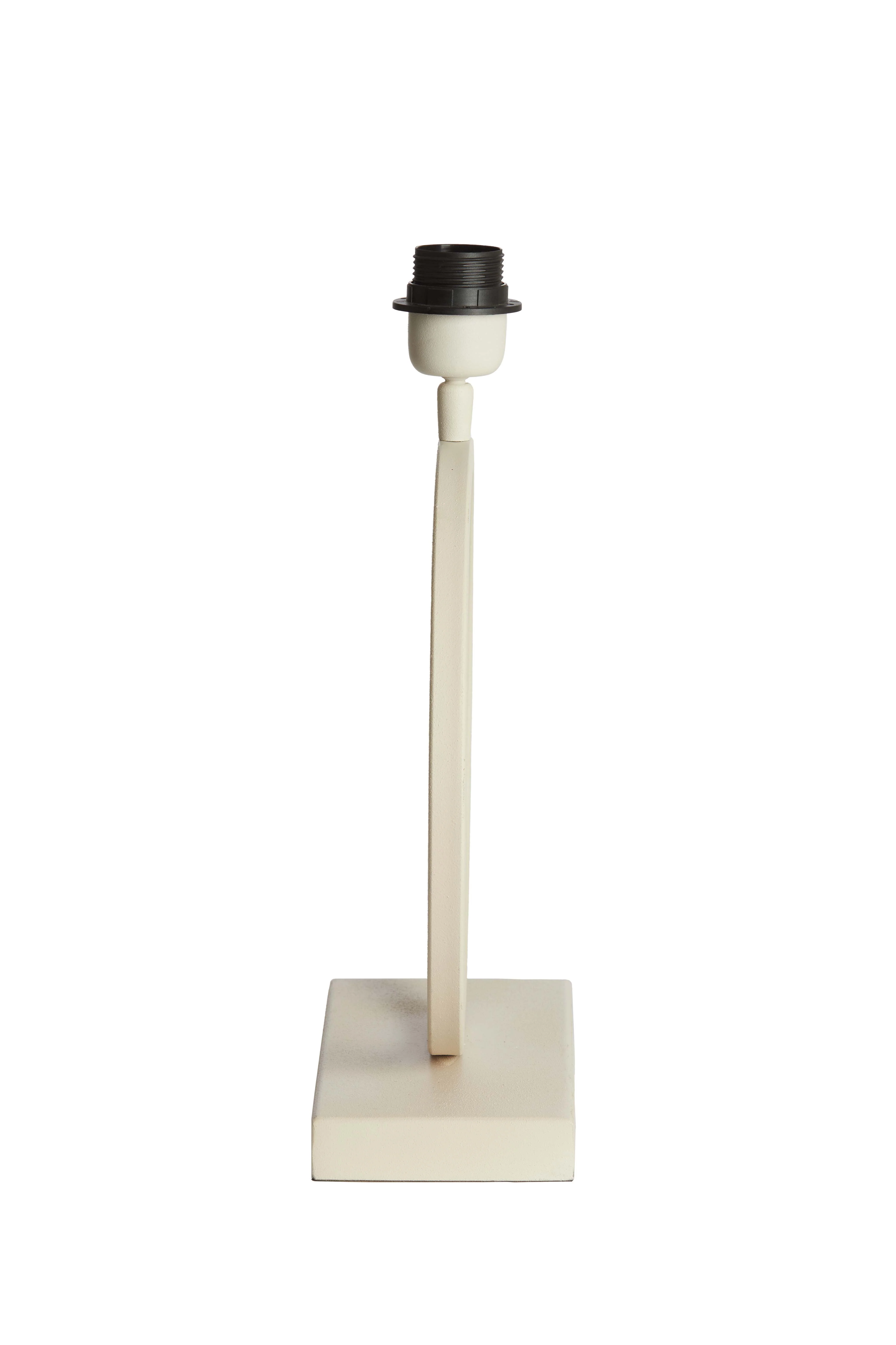 Lamp base 30x12,5x43 cm LIVA cream - Image 3