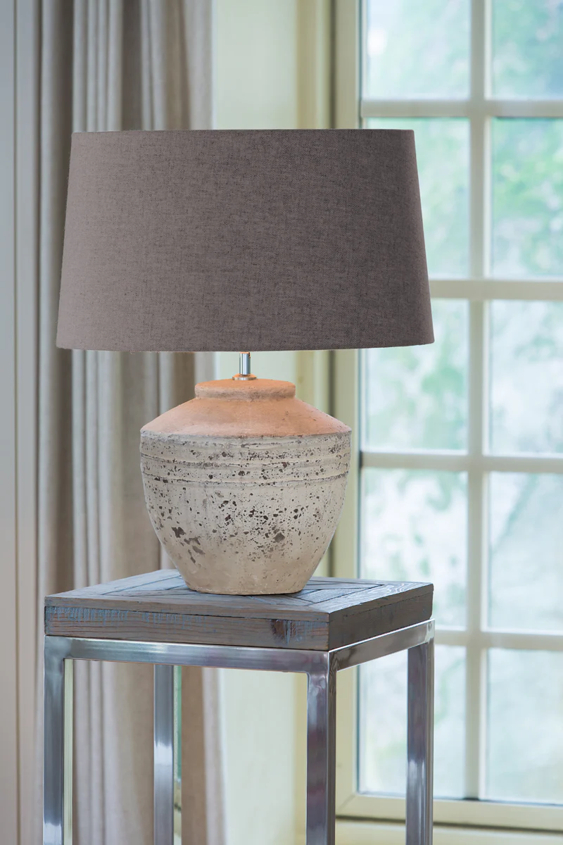Lamp base 30x40 cm TOBA large antique grey - Image 2