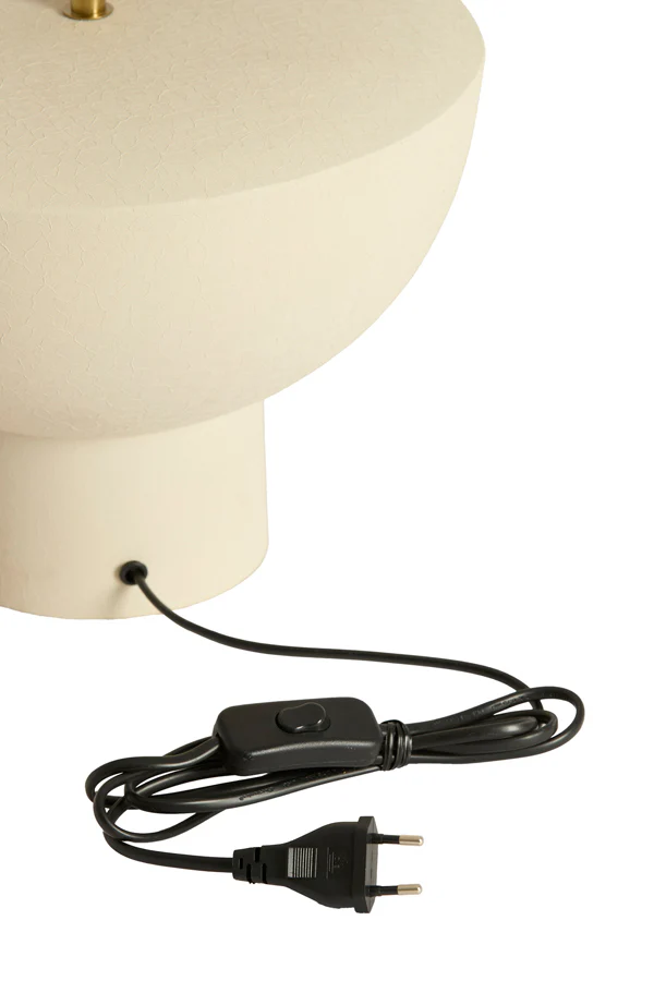 Lamp base 31x25 cm ISMARA matt cream - Image 7