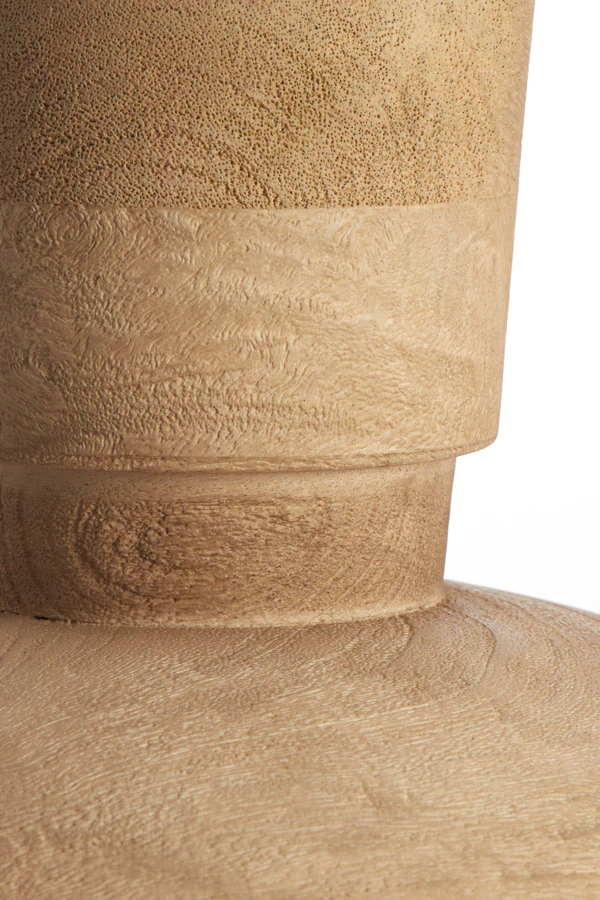 Lamp base 31x31 cm FIERA wood matt natural - Image 4