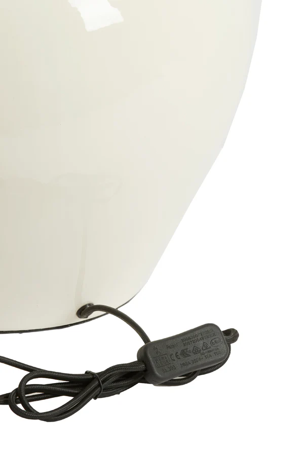 Lamp base 33x51 cm NANA shiny cream - Image 2