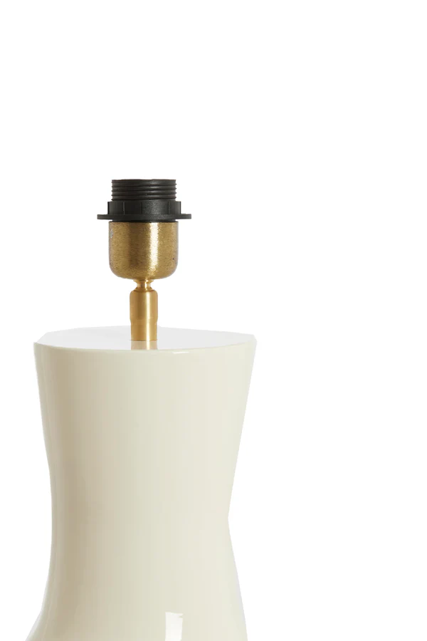 Lamp base 33x51 cm NANA shiny cream - Image 3