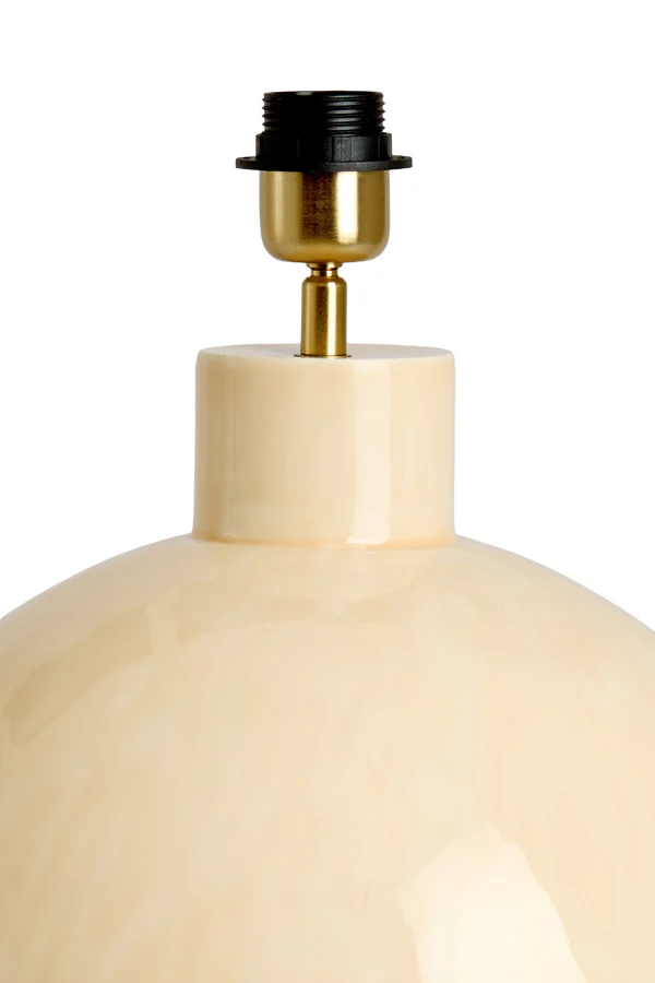 Lamp base 34,5x41,5 cm BENU shiny light pink-cream - Image 2