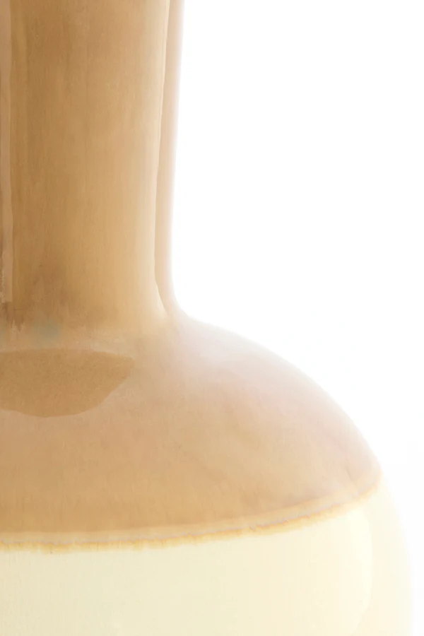 Lamp base 34x62 cm ULLOA ceramics light brown+cream - Image 4