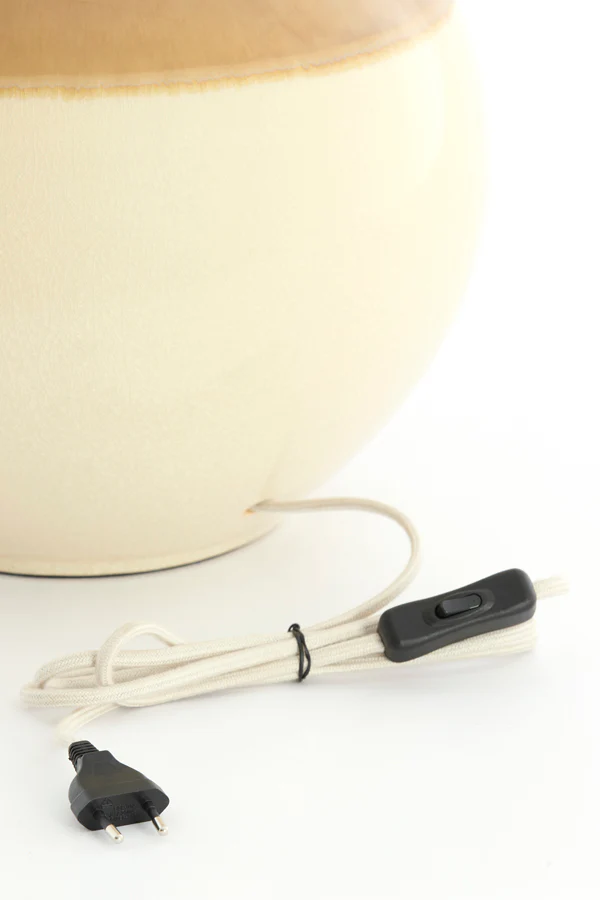 Lamp base 34x62 cm ULLOA ceramics light brown+cream - Image 7