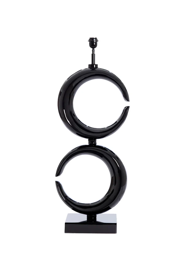 Lamp base 37x26x99 cm MAAN shiny black