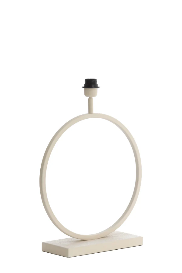 Lamp base 40x12,5x53 cm LIVA cream - Image 2
