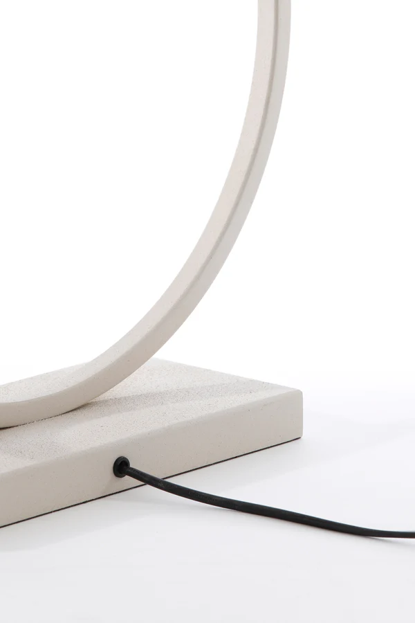 Lamp base 40x12,5x53 cm LIVA cream - Image 5