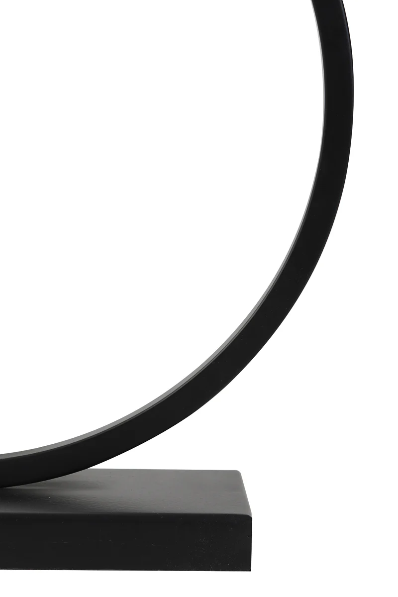 Lamp base 40x12,5x53 cm LIVA matt black - Image 8