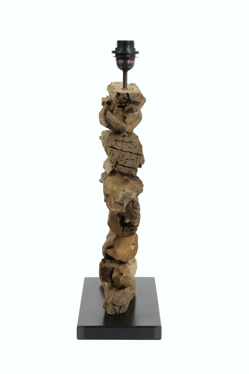 Lamp base 46x17x60 cm FURY wood natural - Image 5