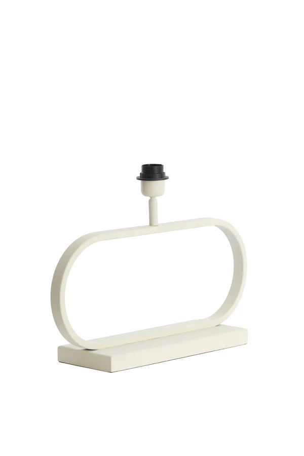 Lamp base 47x13x29 cm JAMIRO cream - Image 2