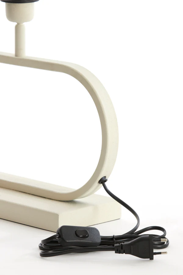 Lamp base 47x13x29 cm JAMIRO cream - Image 5