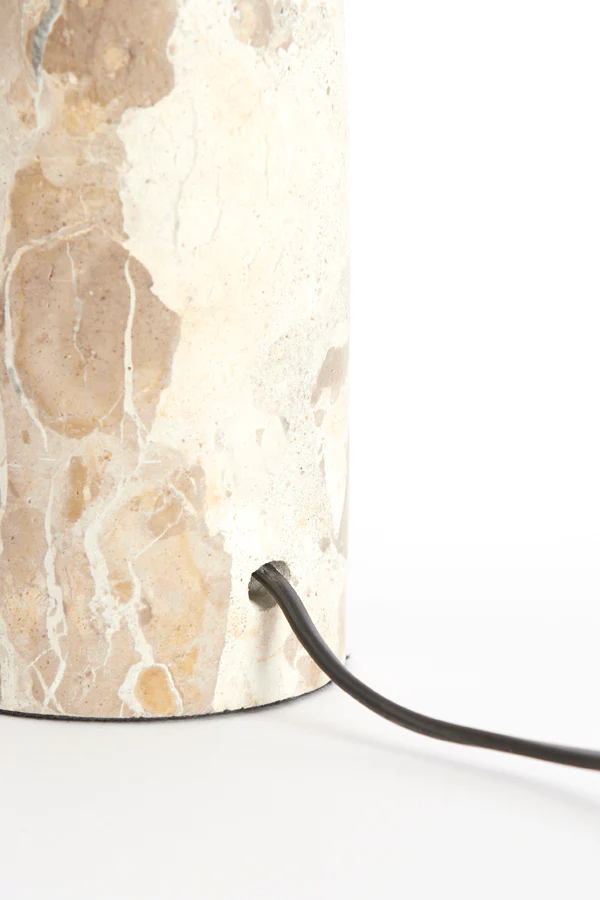 Lamp base 9x28 cm MALIKI marble sand - Image 4