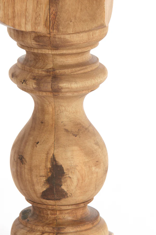 Lamp base 9x9x36 cm CUMANI wood dark brown - Image 7