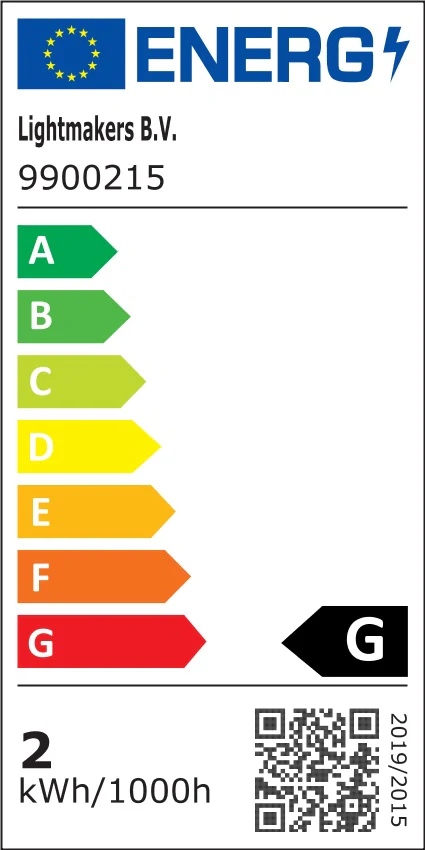 LED angular 6,5x14,5 cm LIGHT 2W amber E27 dimmable - Image 3