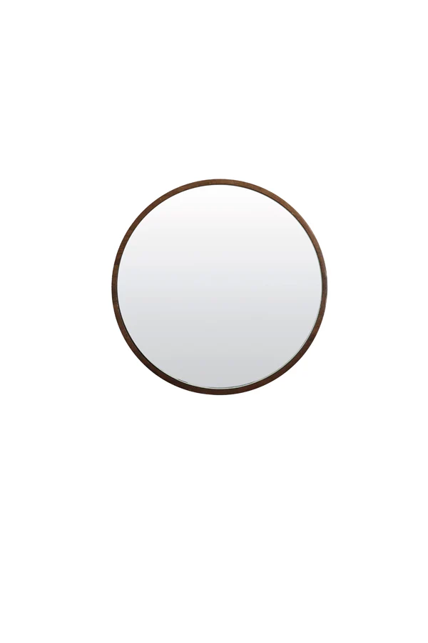 Mirror 41 cm MAMALI mango wood brown
