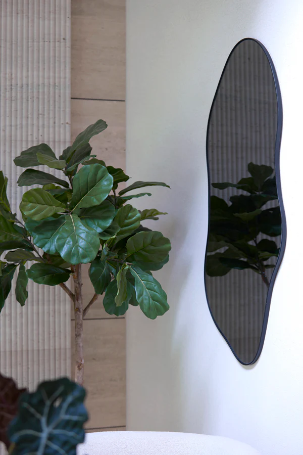 Mirror 59x1,5x120,5 cm AZULA smoke glass+black - Image 5