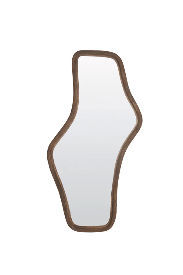 Mirror 62x5x121 cm CELANO wood matt dark brown