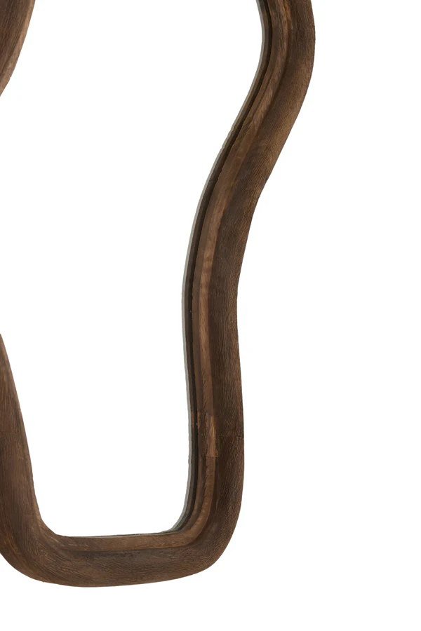 Mirror 62x5x121 cm CELANO wood matt dark brown - Image 3
