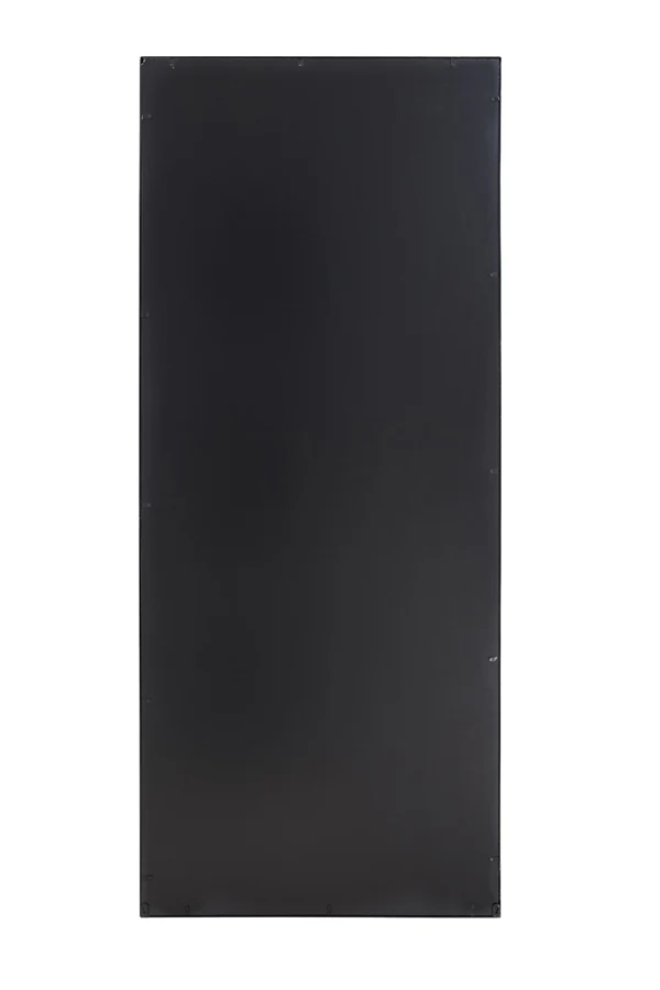 Mirror 77x3x183 cm RINCON clear glass+matt black - Image 3