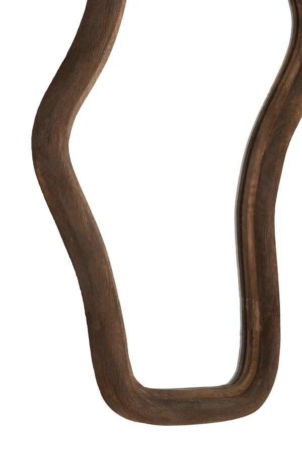 Mirror 80x5x161 cm CELANO wood matt dark brown - Image 2