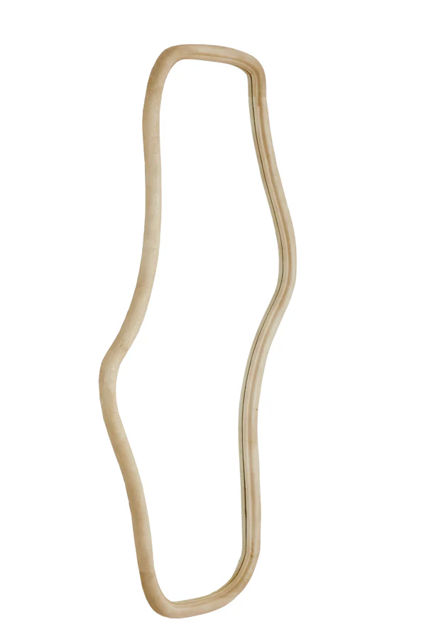 Mirror 80x5x161 cm CELANO wood matt natural - Image 2