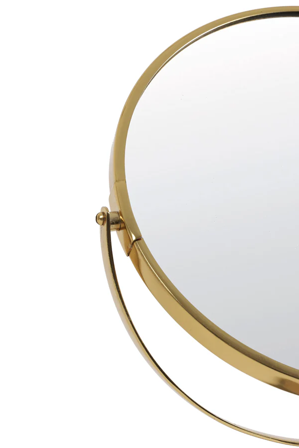 Mirror on base 24x9x40,5 cm RIESCO marble white-gold - Image 6