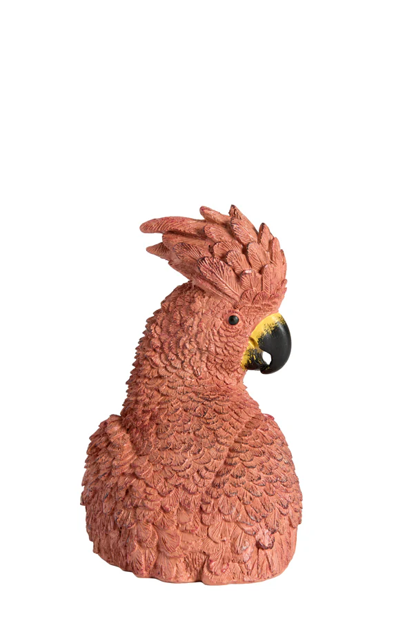 Ornament 10,5x9,5x16 cm PARROT dark pink - Image 2