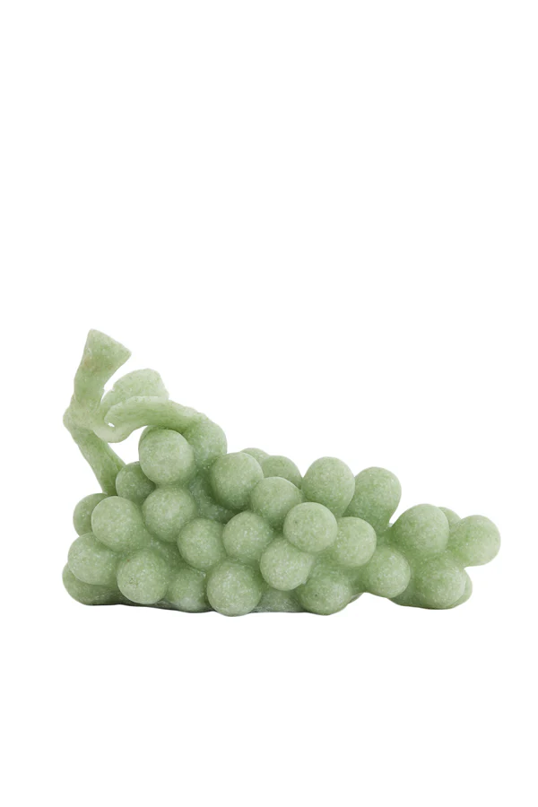 Ornament 24x11,5x15 cm GRAPE green