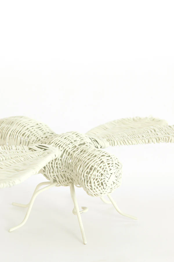 Ornament 29x26,5x6 cm CICADA cream - Image 3