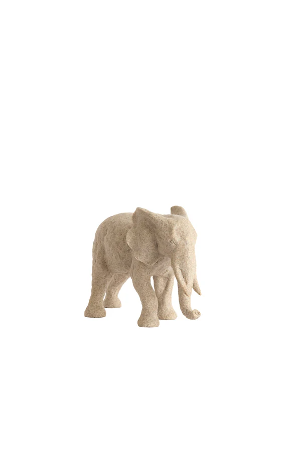 Ornament 33x12,5x20,5 cm ELEPHANT sand - Image 2