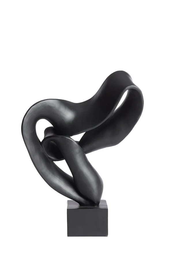 Ornament 33x14,5x44,5 cm KAJAN matt black