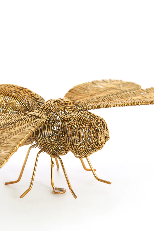 Ornament 37,5x18x6,5 cm CICADA gold - Image 3