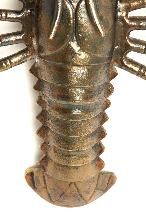 Ornament 37x19x10 cm LOBSTER antique bronze - Image 3