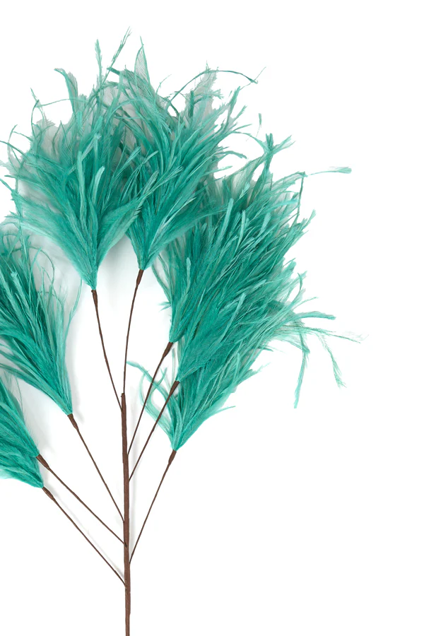 Ornament 8 feathers 95 cm FEATHER mint green - Image 2
